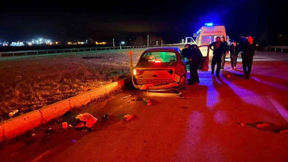 Kırmızı ışık ihlali kazaya sebep oldu: O anlar kamerada