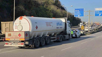 Samsun’da aynı noktada peş peşe kaza: LPG yüklü tanker kazaya karıştı!