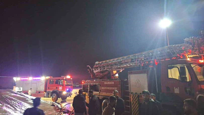 Gece yarısı alarm: Mardin’de tesiste yangın çıktı!