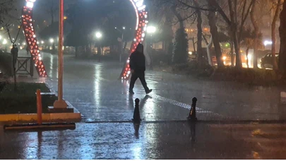 Meteoroloji uyardı Tekirdağ’da kuvvetli yağış etkili oldu