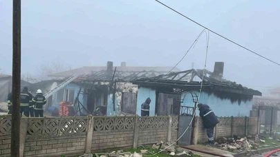 Tekirdağ'da soba faciaya yol açtı... Ev küle döndü, bir kişi ölümden döndü!