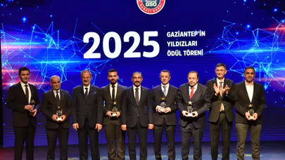 Gaziantep’in Sanayi Yıldızları ödüllerle taçlandı: GSO’dan 'Sanayide Yapay Zekâ' vurgusu