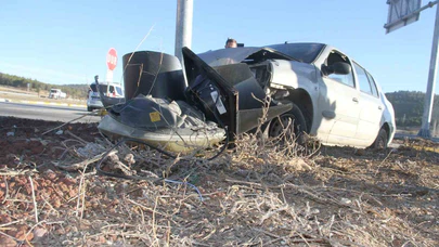 Bir anlık savrulma… Beyşehir–Antalya yolunda kaza!