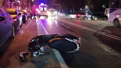 Eskişehir'de ölüm manevrası! Motosiklet kırıldı, kalpler parçalandı...