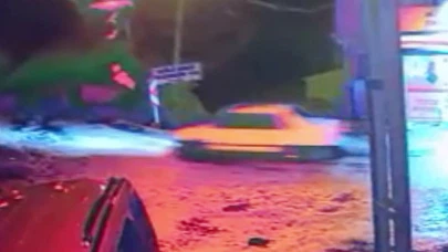 Mersin’de otomobil 7 metrelik uçuruma düştü: O anlar kameraya böyle yansıdı!