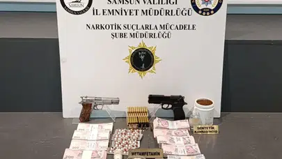 Eş zamanlı baskınlar! Samsun’da uyuşturucu şebekesine darbe