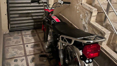 Sahibinin gözleri önünde kayboldu: Park halindeki motosiklet çalındı!