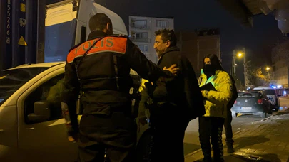 Bursa polisinden peygamber sabrı: Alkollü tır sürücüsü dakikalarca uğraştırdı!