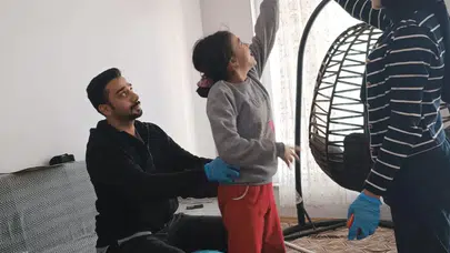 Gaziantep Büyükşehir’den evde fizik tedaviyle 100 bini aşan seans hizmeti