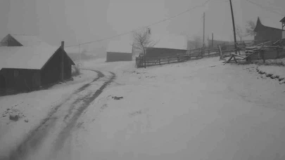 Sakarya'da yüksek kesimlere kar yağdı: Kartpostallık görüntüler!