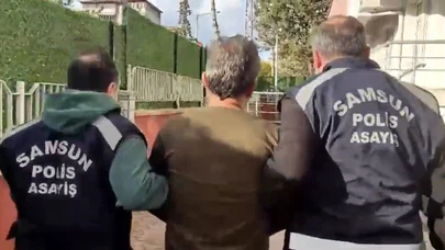 Samsun'da firari hükümlü saklandığı adreste polisi görünce kaçamadı!