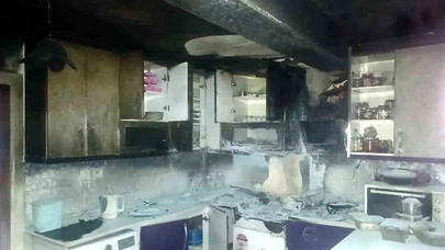 Aileyi uykudan uyandıran duman: Söke’de mutfakta çıkan yangın paniğe neden oldu!