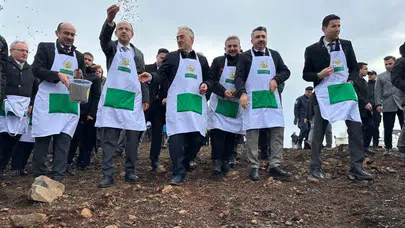 Harmancık’ta felaketin izleri siliniyor: Milyonlarca fidan toprakla buluşuyor