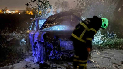 Önce yandı, sonra yok oldu! Geriye kül bile kalmadı...