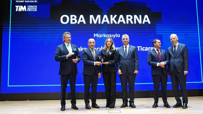 Oba Makarna’ya Turquality’den 'En Çok Ülkeye İhracat Yapan Turquality Şampiyonu' Ödülü