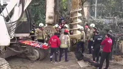 Son dakika: Kadıköy'de kuyuya düşen işçi yürekleri ağıza getirdi!