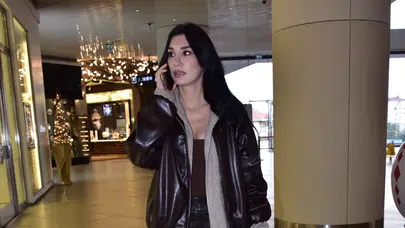 Ünlü oyuncu Burcu Kıratlı’dan alışveriş molası!