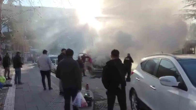 Seyir halindeydi, bir anda cehenneme döndü... Vatandaşlar alevlerle adeta dövüştü!