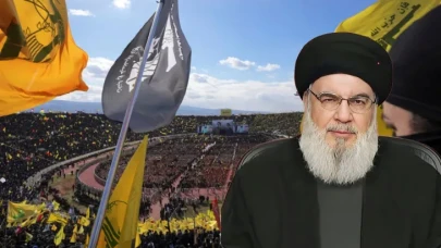 5 ay önce ölen Nasrallah için cenaze töreni yapıldı