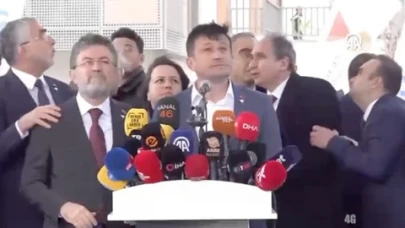 Deprem bölgesinde panik anları! Bakanlar bir anda koşmaya başladı…