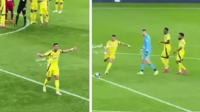 Ronaldo’dan Olaylı Maç! Sinir Krizi Geçirdi! İşte Olaylı Anlar!