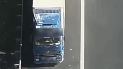Yol kenarına moloz döktü binlerce lira ceza yedi trafikten men edildi