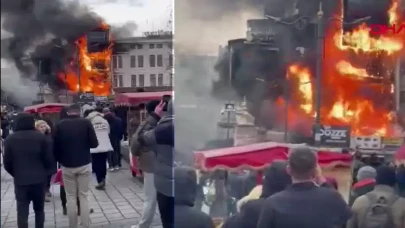 Mısır Çarşısı’nda Yangın Neden Çıktı? Alevler Gökyüzüne Yükseldi! Mısır Çarşısı’nda Yangın Paniği!
