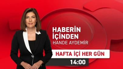 TV100’de Hande Aydemir Canlı Yayında Sandalyeden Düştü! Stüdyoda Kısa Süreli Panik Yaşandı
