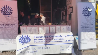 Berlin Türk Cemiyeti Ramazan Ayı Vesilesiyle Dayanışma Çadırı Kurdu