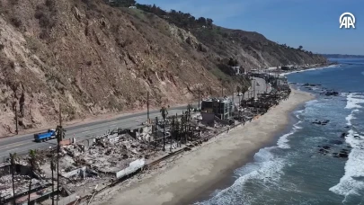 Los Angeles Yangınlarının Geride Bıraktığı İzler Havadan Görüntülendi