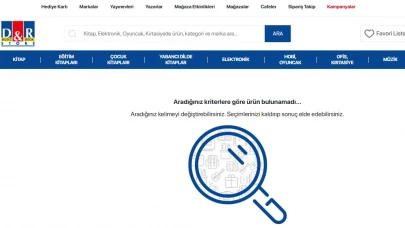 D&R hacklendi mi, kapandı mı, ne oldu? D&R Web Sitesinde Kategori ve Ürünler Görüntülenemiyor