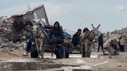 İsrail'in Yeni Saldırı Tehdidi Nedeniyle Gazzeliler Göç Ediyor!