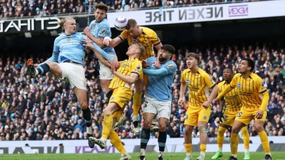 Manchester City, Brighton Maçından Beraberlikle Ayrıldı: Haaland'ın Tarihe Geçtiği Maç Bile City'i Kurtaramadı!