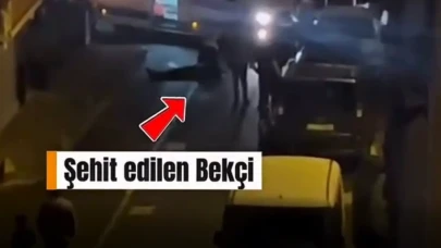 Bağcılar'da Şehit Edilen Bekçi Uğur Gölçek'in Vurulduğu Anlara İlişkin Kamera Görüntüsü Ortaya Çıktı