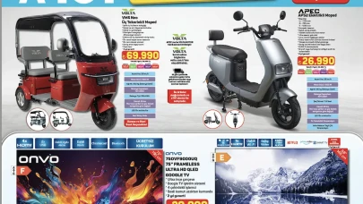 A101’den 3 Nisan’da Elektrikli Moped Fırsatı! Kaçırılmayacak Teknoloji İndirimleri