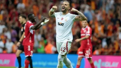 Galatasaray’dan şampiyonluk mesajı: Samsunspor'u 2 golle geçti