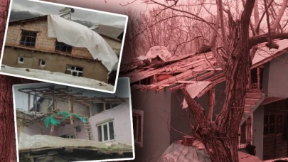 Van’da Doğa Felaketi! 50’den Fazla Evin Çatısı Uçtu, Ağaçlar Kökünden Söküldü