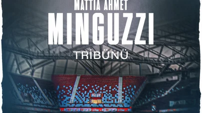 Trabzonspor’dan Mattia Ahmet Minguzzi’ye Vefa:  "Fırtına" Tribününün İsmi "Mattia Ahmet Minguzzi Tribünü" Olarak Değiştirildi
