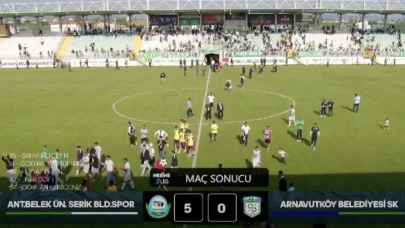 Antalya Belek Üniversitesi Serikspor, 2. Lig’e Damga Vuruyor! 5-0'lık Gövde Gösterisi