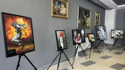 "Filistin'in Onurlu Mücadelesi" Sanatla Anlatılıyor