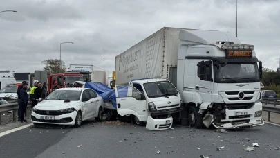 Tır, Otomobil ve Kamyonetler Birbirine Girdi! Ankara İstikameti Felç Oldu