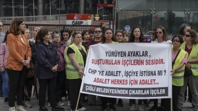 CHP İşçileri Sokağa Döktü: Kadınlar Hakkını Arıyor!