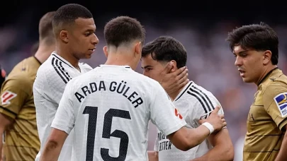 Bernabéu’da tarihi gece: Mbappe’den duble, Arda Güler 90 dakika oynadı