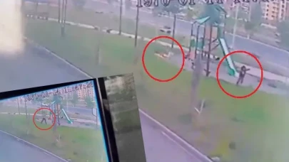 Yürekleri Ağza Getiren Anlar! Küçük Çocuk Parkta Köpek Saldırısından Kurtarıldı