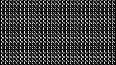 5 saniyede yüzlerce C harfi içinde G harfi görenler Şahin gözlerine sahip