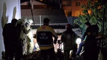 Gider Borusunu Tamir Ederken Toprağa Gömüldü! Kurtarma Ekipleri Seferber Oldu