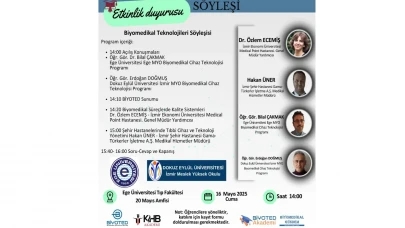 İzmir’de Biyomedikal Teknolojileri Söyleşisi: Genç Bilim İnsanları Buluşuyor