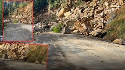 Yola Dikkat! Dereli'de Heyelan Ulaşımı Felç Etti – Alternatif Güzergah Önerisi
