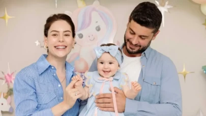 Berk Oktay ve Yıldız Çağrı’dan Kızlarına Özel İlk Doğum Günü