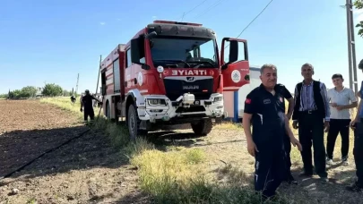 Alitaşı Mahallesi’nde Yangın: İtfaiye Hızla Müdahale Etti
